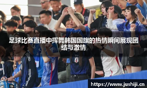 足球比赛直播中挥舞韩国国旗的热情瞬间展现团结与激情